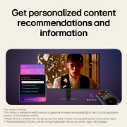 'AI Concierge proporciona recomendaciones personalizadas basadas en los patrones de visualización y el contexto de uso.